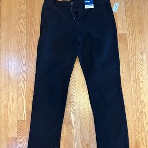 BRAND NEW black Old Navy straight leg chinos - men’s size M